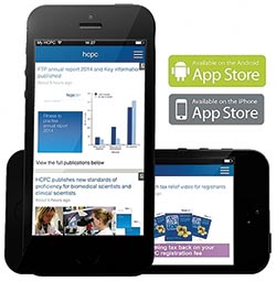 myHCPC: standards and guidance at the touch of a button