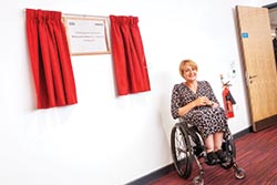 Paralympian opens cutting-edge pathology facility