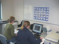 Electrophoresis training at Farnborough