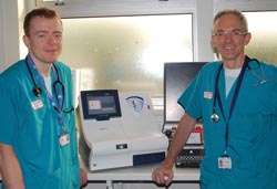 Key to rapid assessment of cardiac markers