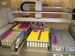 Implementation of a bespoke sample sorter in haematology