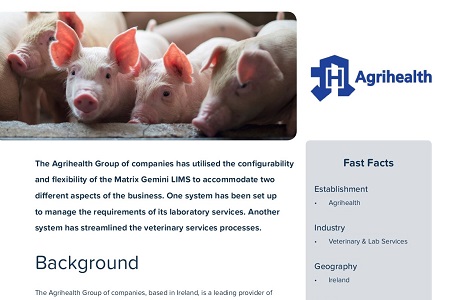 Versatility of LIMS in a Veterinary Laboratory 