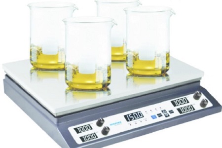 Digital hot plate/stirrers featuring multistation design