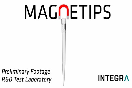 Pipette tip magnetic revolution 