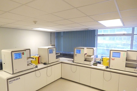 Multi-site installation of a modular automated haematology platform