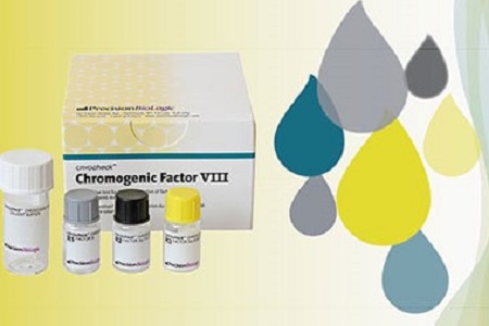 Chromogenic identification of factor VIII deficiency