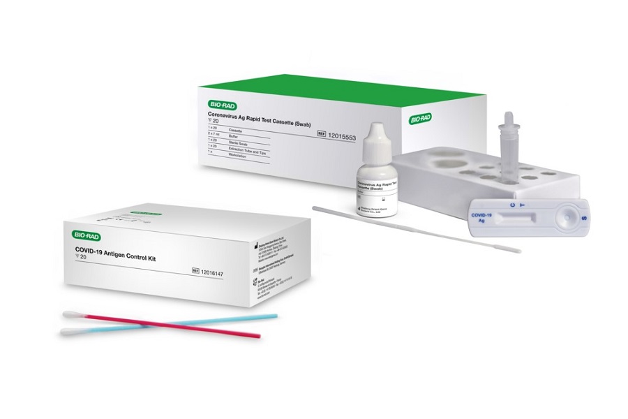 Antigen test for the detection of SARS-CoV-2 featuring a QC swab kit