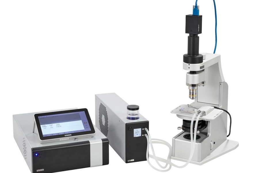 Optimised water cooling of temperature-controlled stages