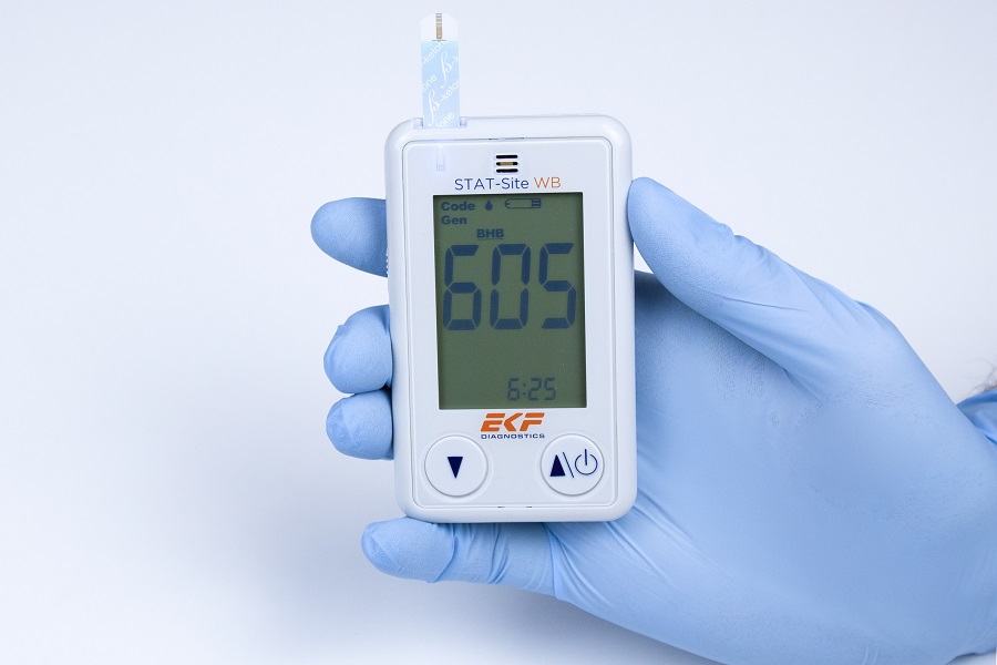 Showcasing ketone and glucose handheld analyser at Medica