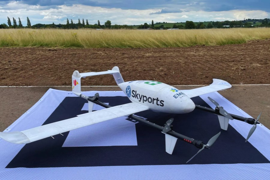 Successful trial for medical courier services drone