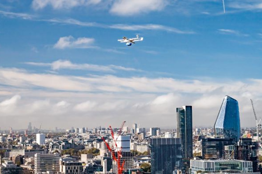 NHS drones delivering blood samples for Guy's and St Thomas'
